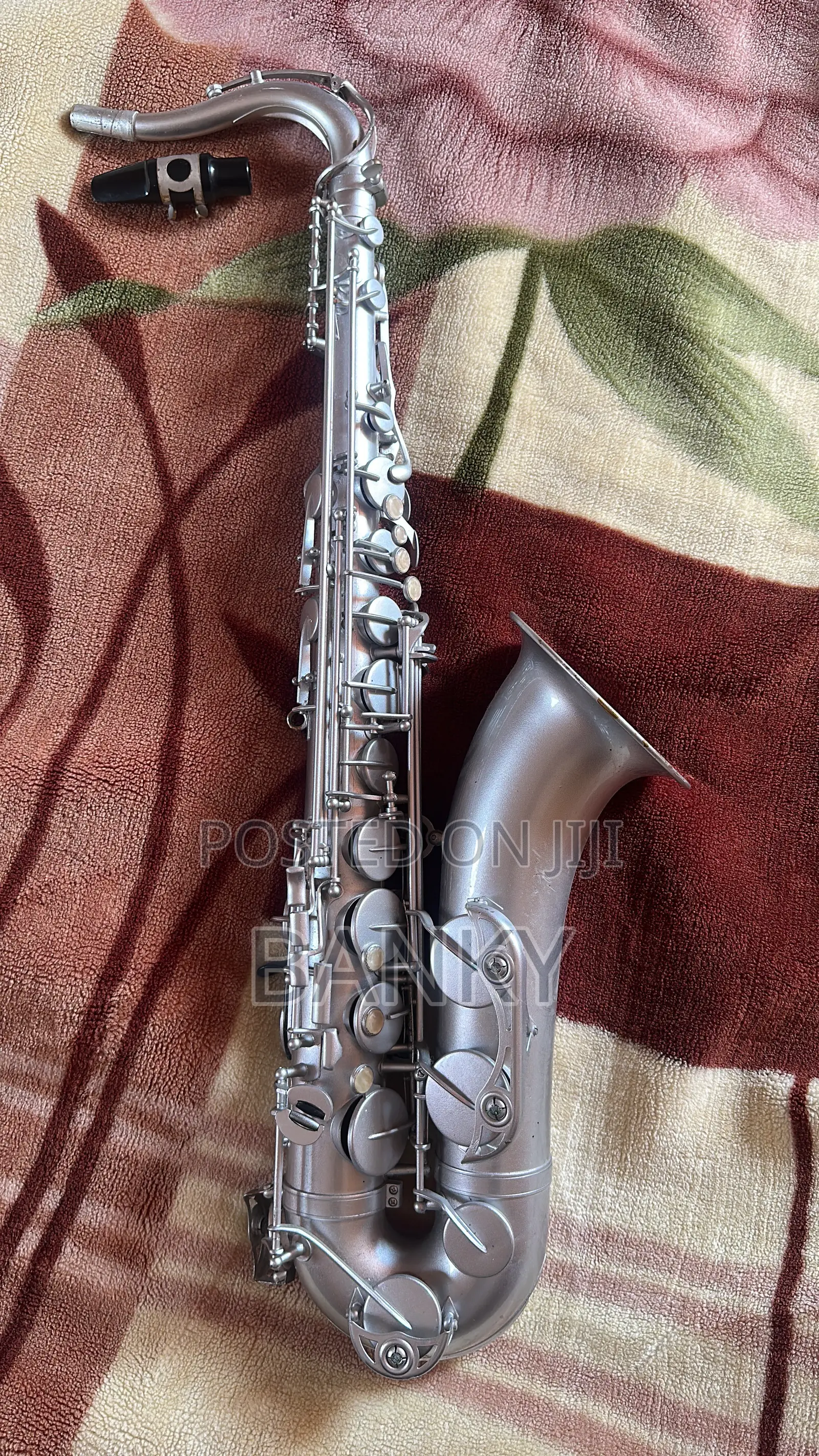 A Silver Tenor Saxophone