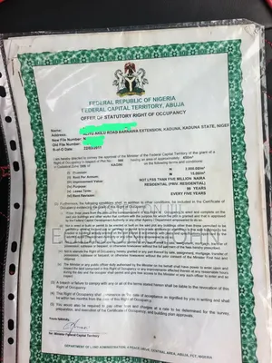 Land for Sell at Kagini Fcda Layout Opposite Kuwba Nysc