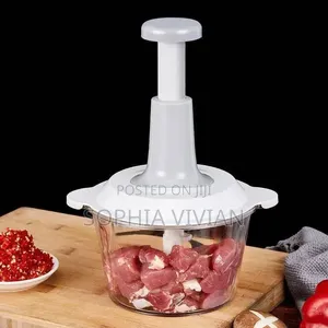 Manual Push Chopper And Mincer