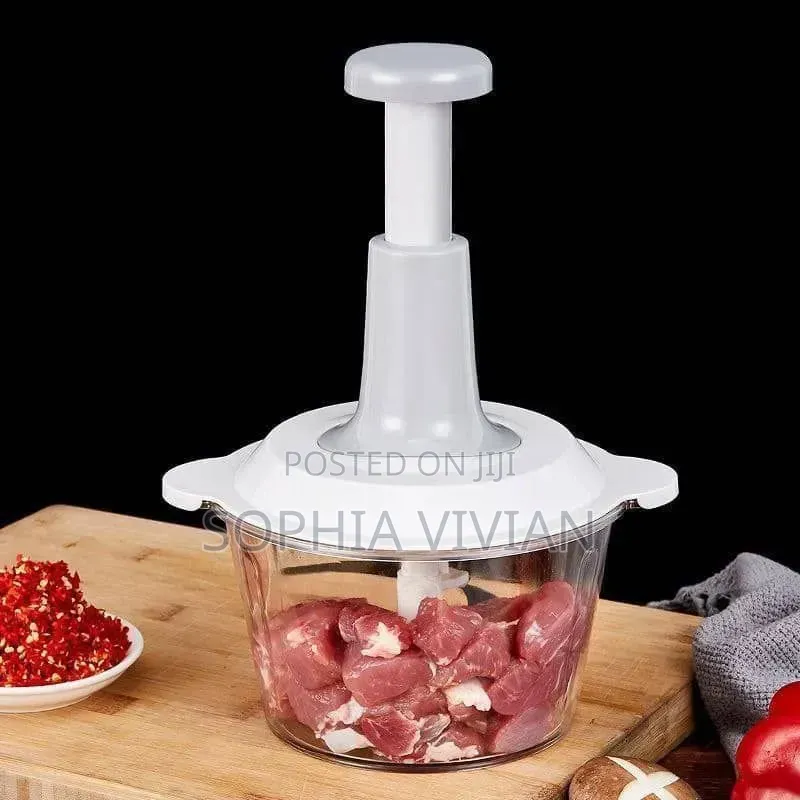 Manual Push Chopper And Mincer
