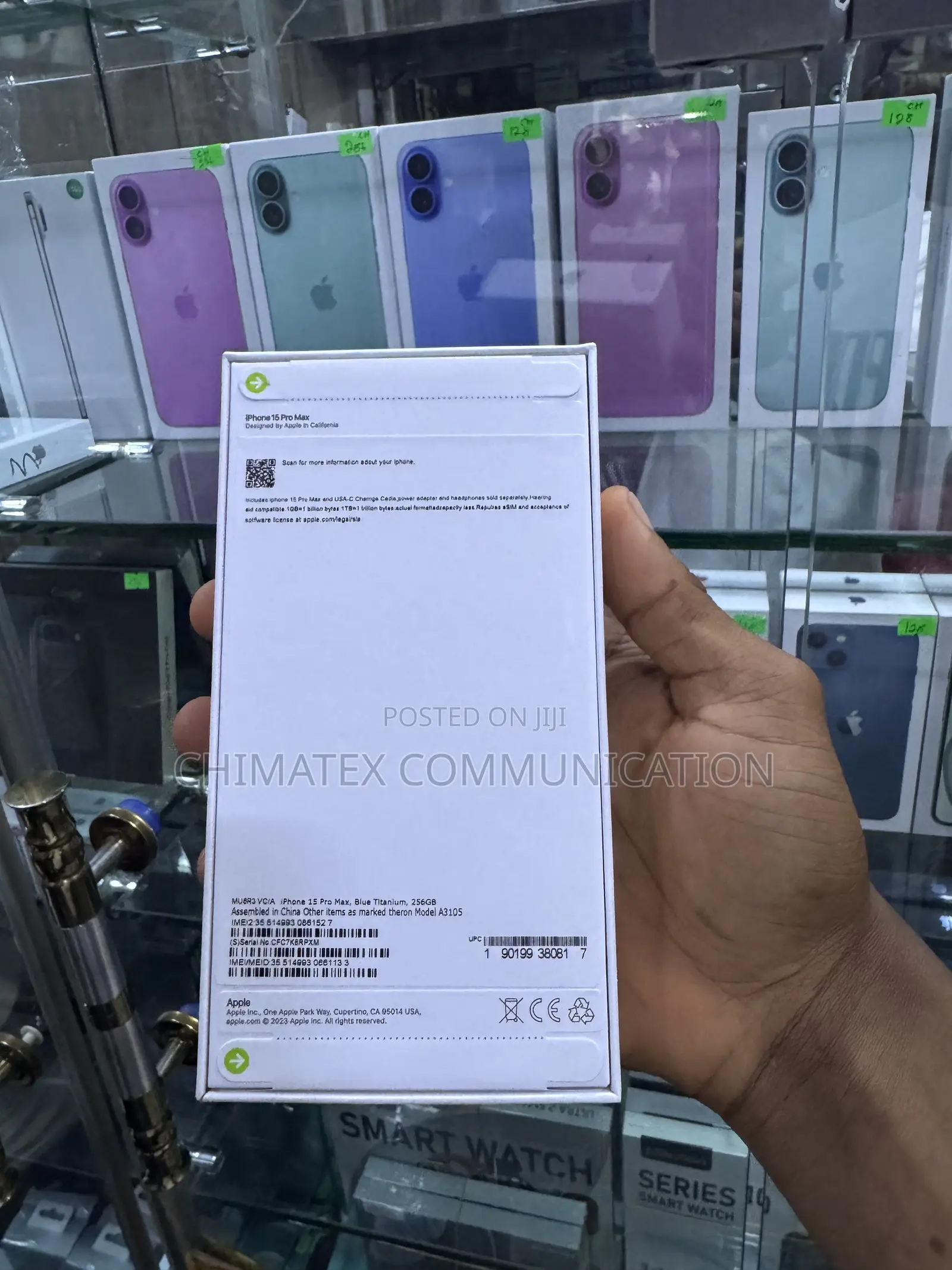 New Apple iPhone 15 Pro Max 256 GB Blue