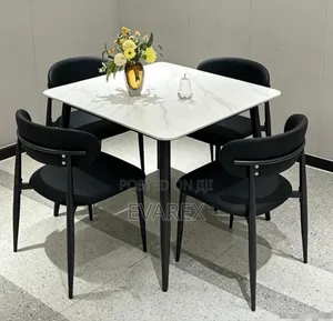 Quality Dining Set of 4 Chairs With Table
