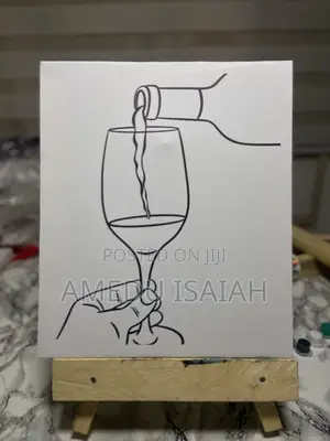 Sip and Paint Canvas Easel