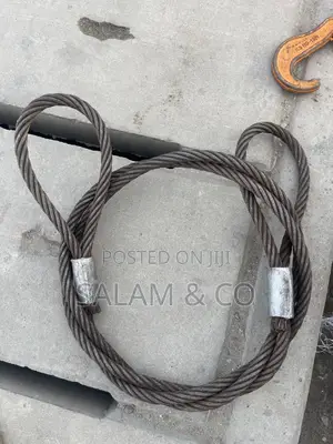 20mm X 3m Wire Rope Sling – Heavy-Duty Steel Lifting Sling With Eyes