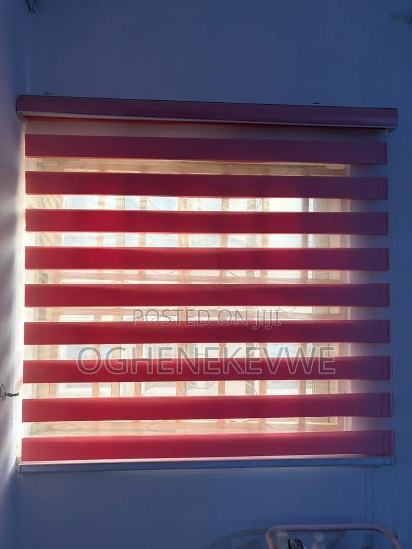 Pink Day and Night Blinds