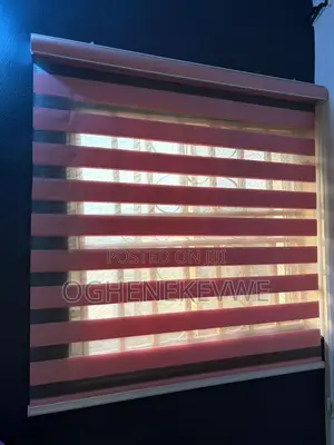 Pink Day and Night Blinds