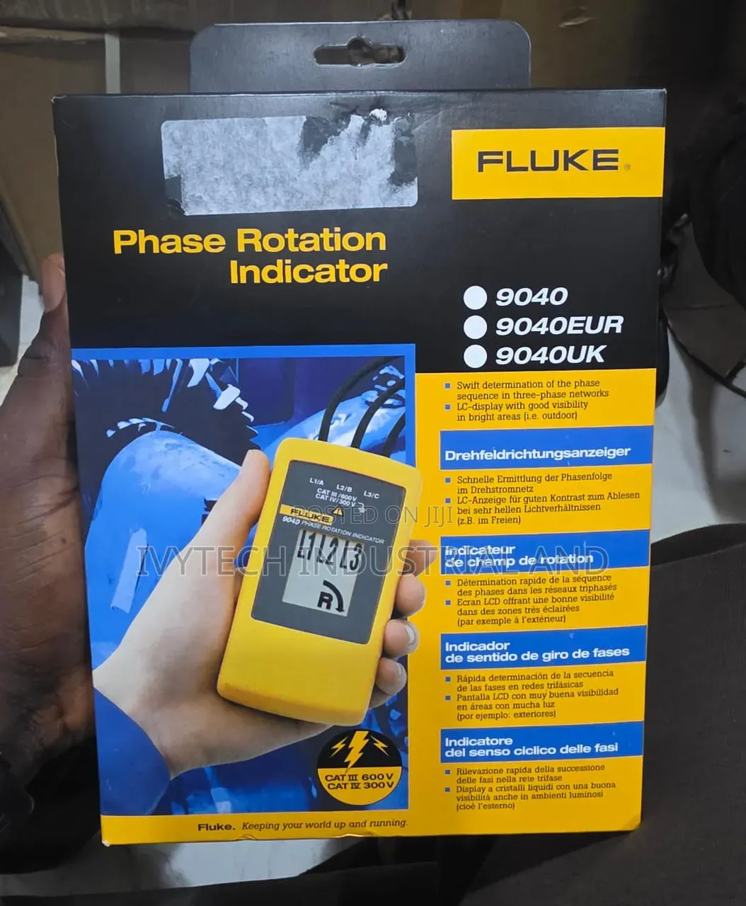 Fluke 9040 Phase Rotation Indicator
