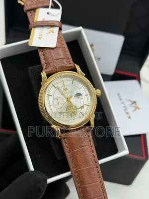 Matturi Leather Functional Chronograph Watches