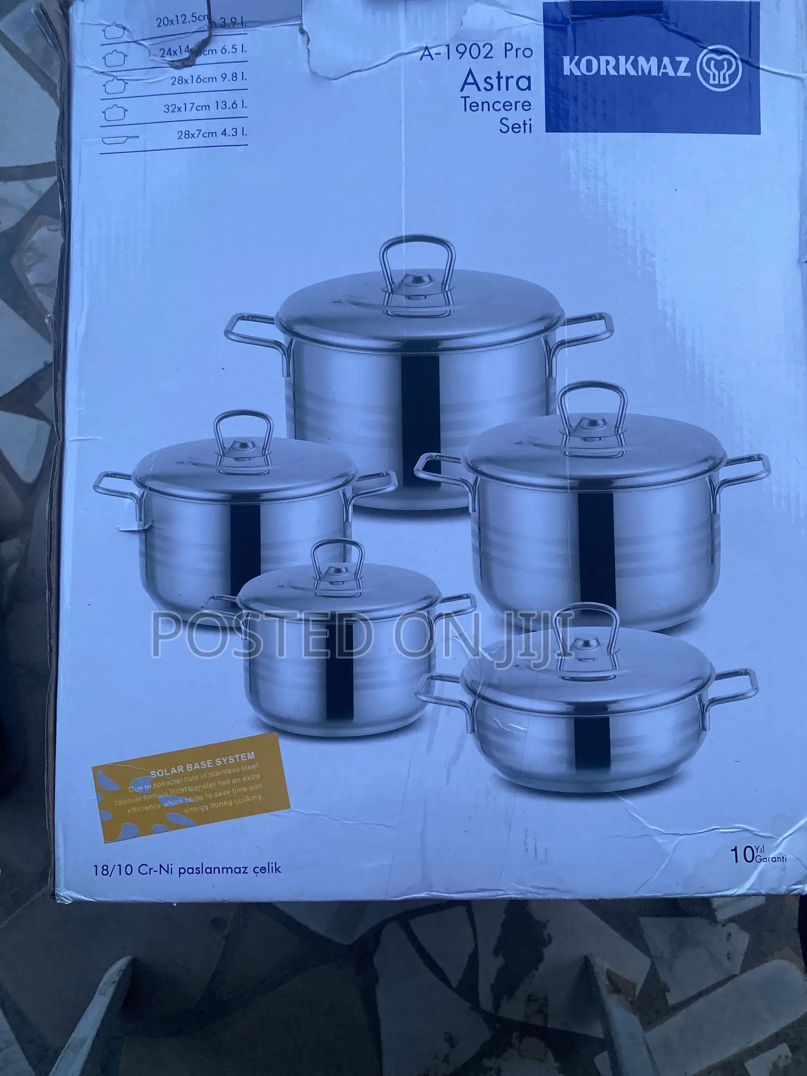 Korkmaz Stainless Steel Pot