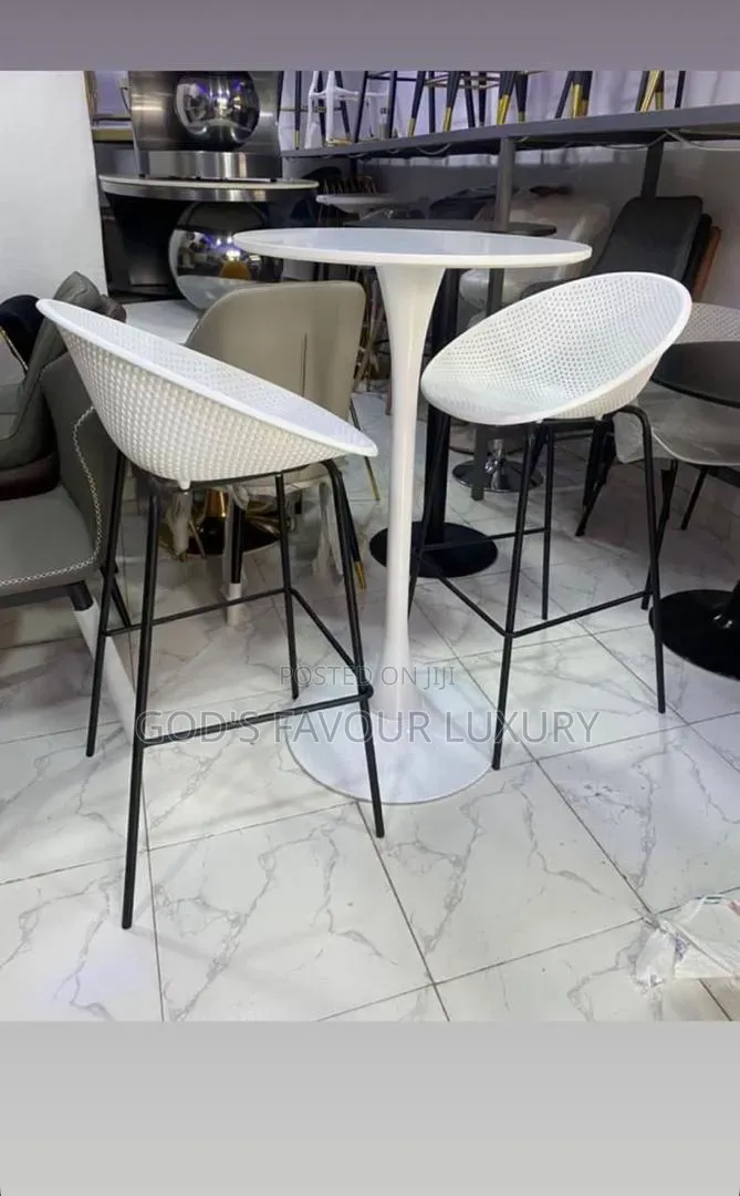 Modern Bar Stool and Table.