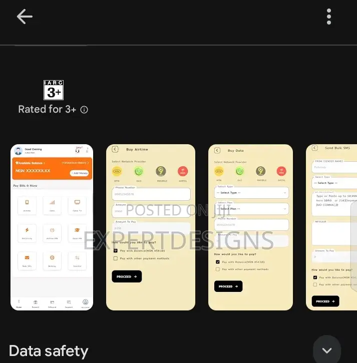 Vtu App With Ranked Website For Sale