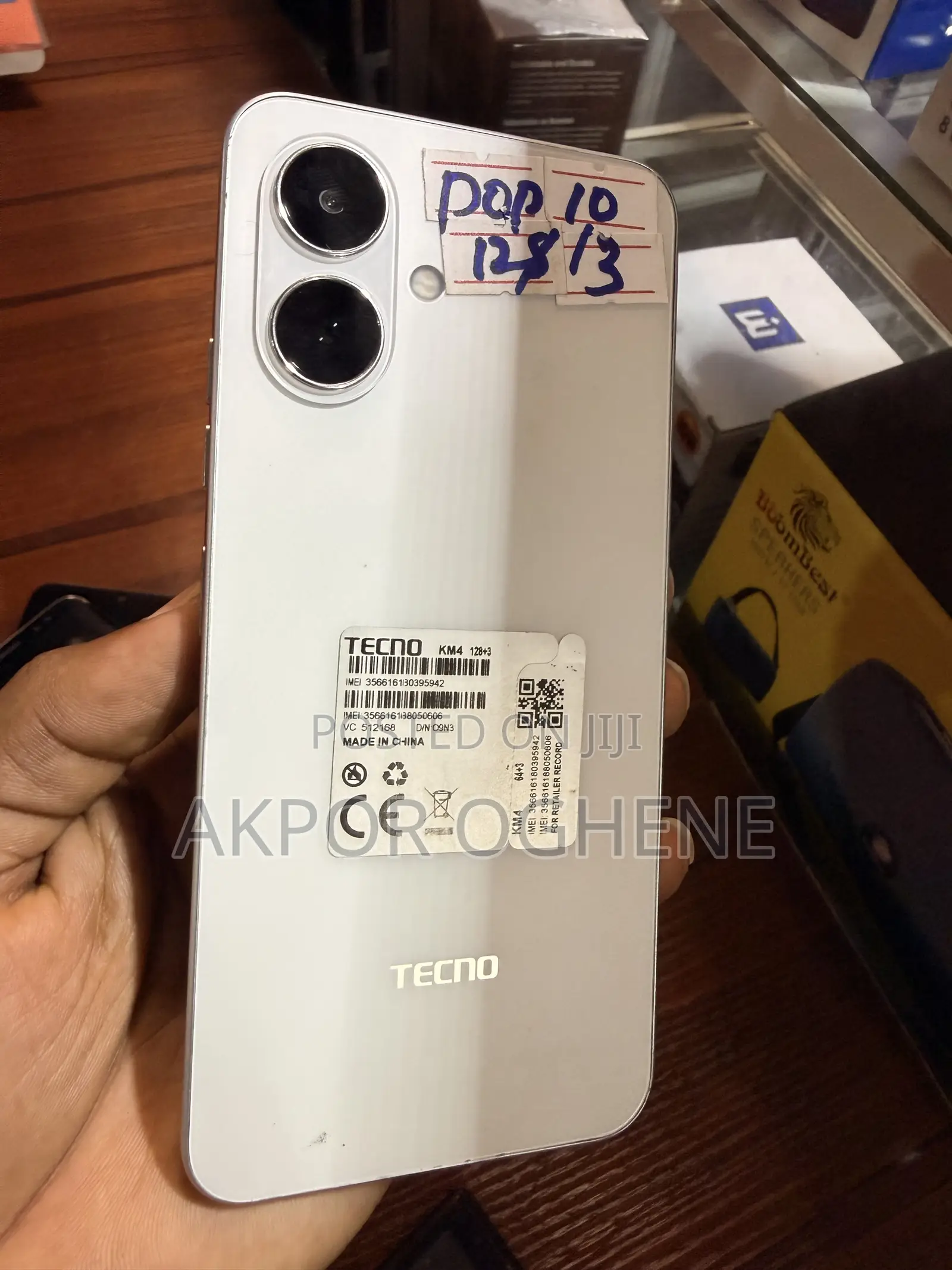 Tecno Pop 10 128 GB White