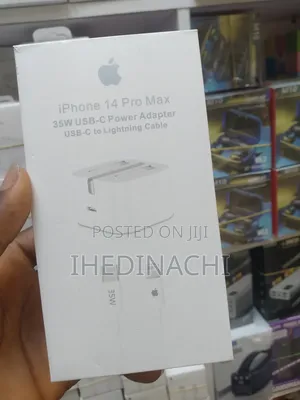 Original iPhone 14 Pro Max Charger 35watts Usb C Power Adapter Usb L