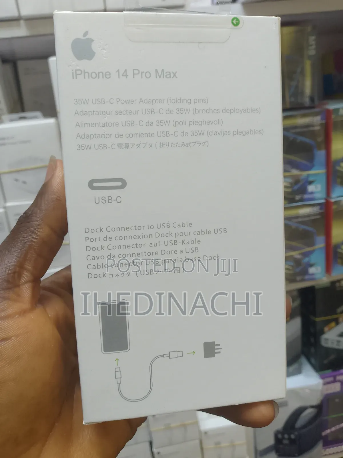 Original iPhone 14 Pro Max Charger 35watts Usb C Power Adapter Usb L