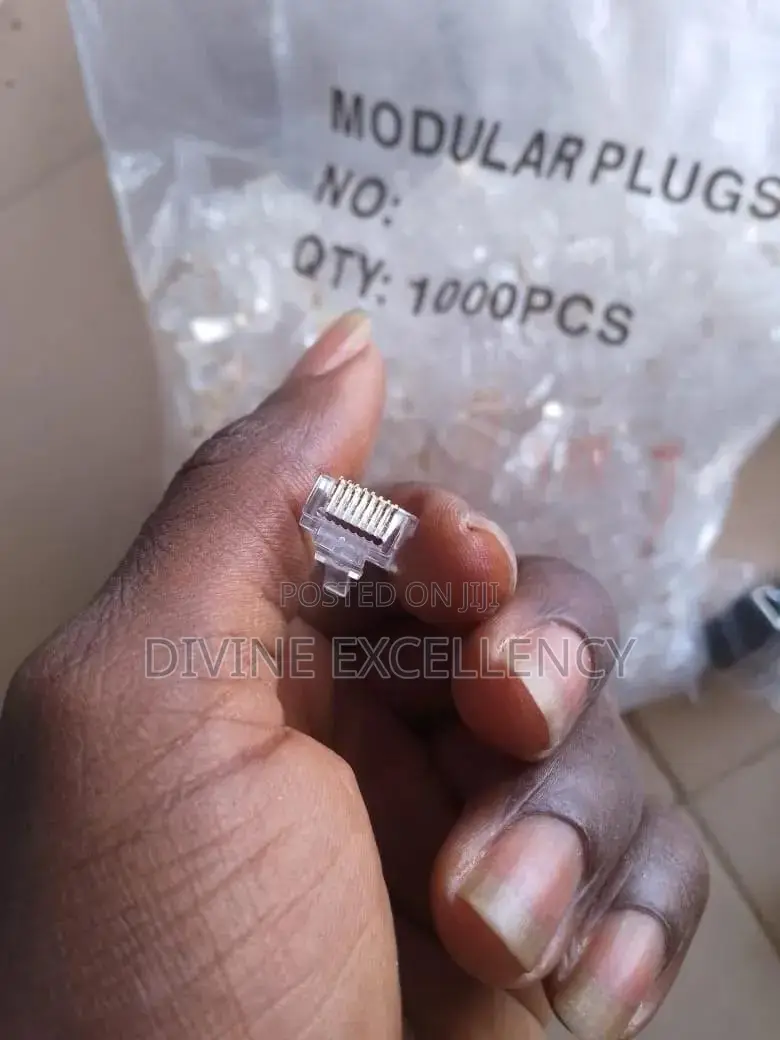 Rj45 Connector Pass Through Cat6 50pcs