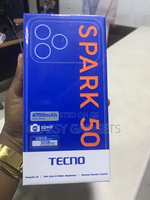 New Tecno Spark 50 128 GB Black