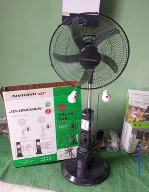 18 Inches Jd Jindian Solar Rechargeable Fan