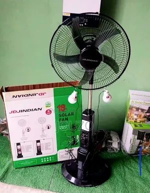 18 Inches Jd Jindian Solar Rechargeable Fan