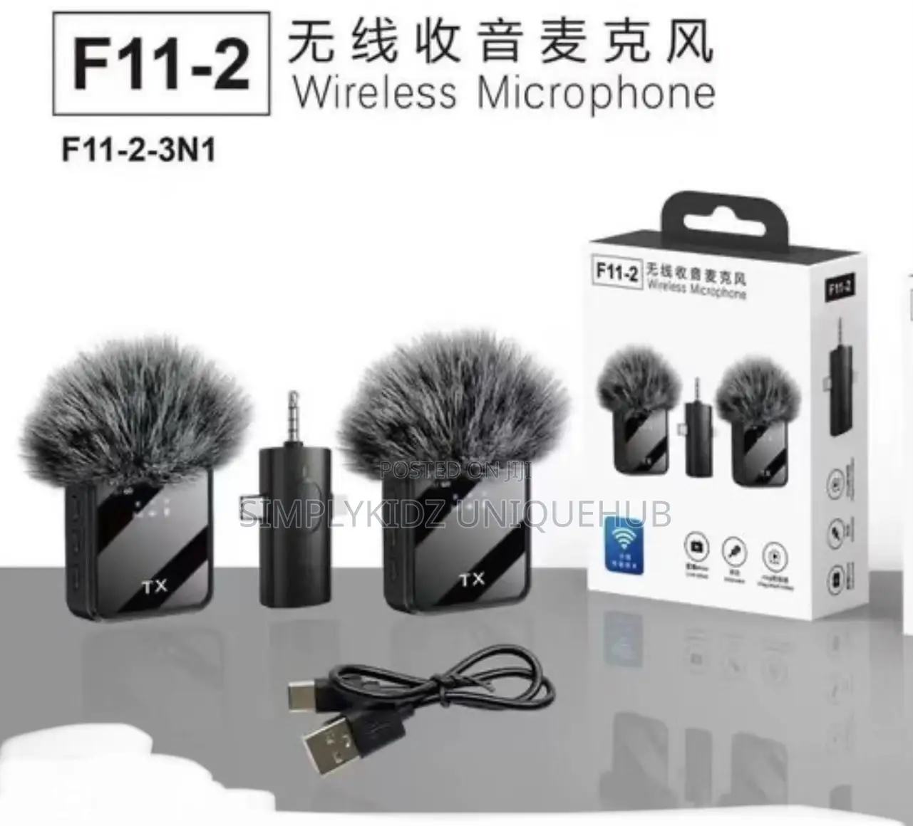 F11-2 Professional Wireless Microphone With Noise Cancelling