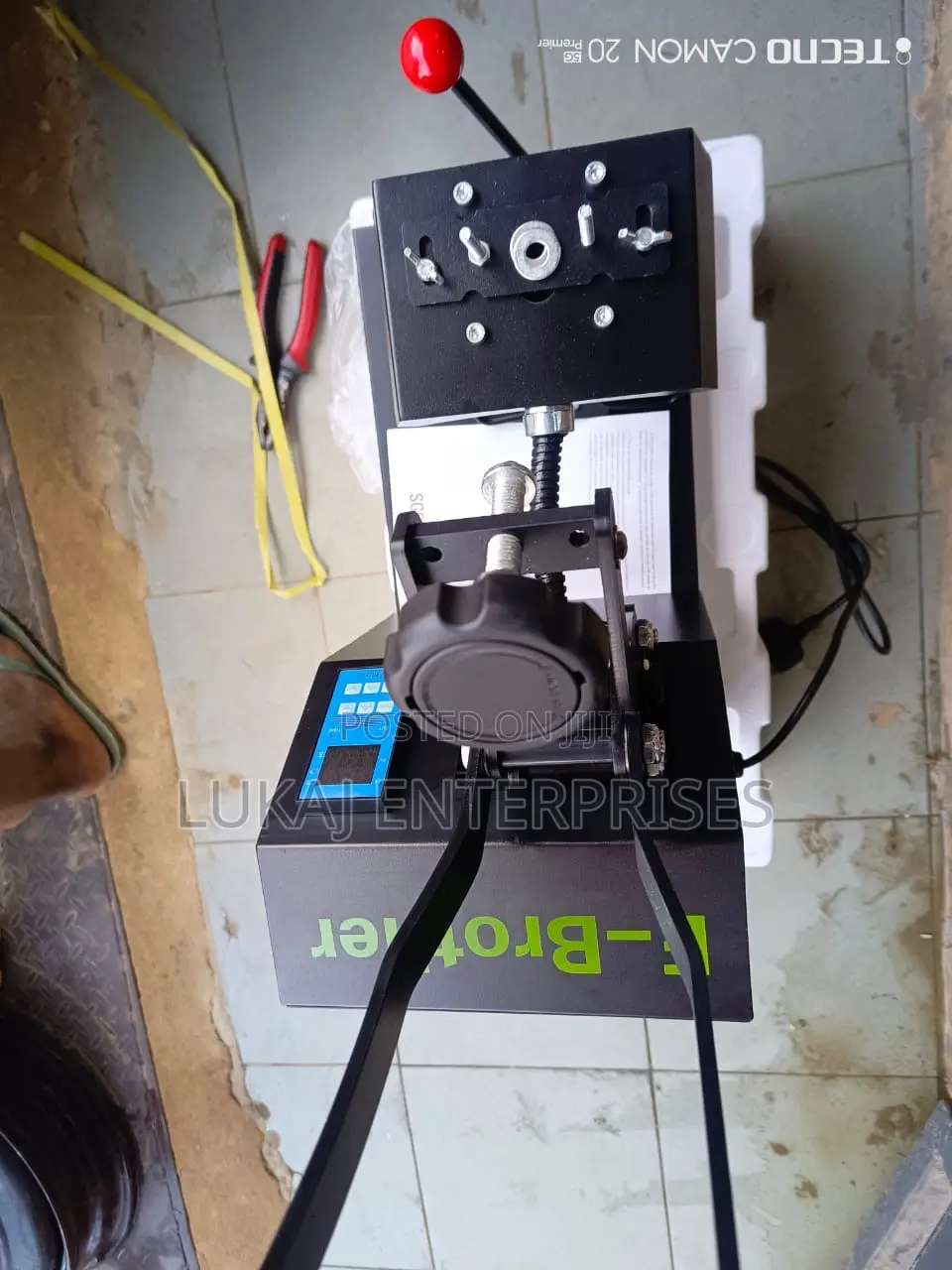 E-Brother Cap Press Machine