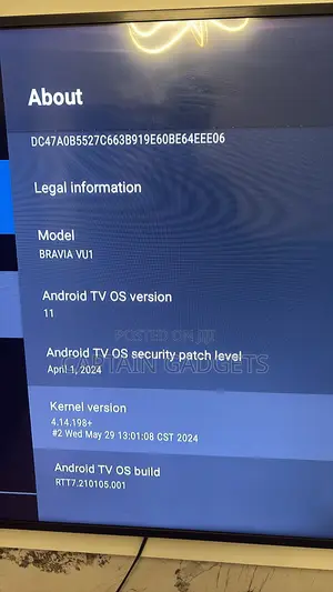 Sony Bravia 65 Inches Android Smart Television