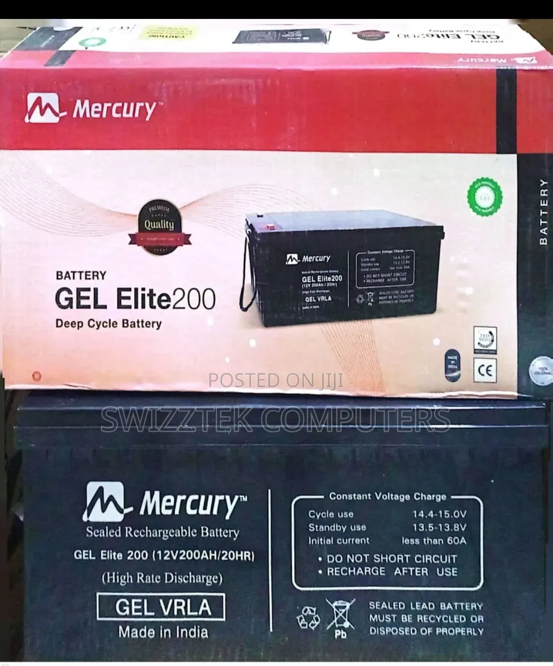 Mercury Deep Cycle Battery 200ah