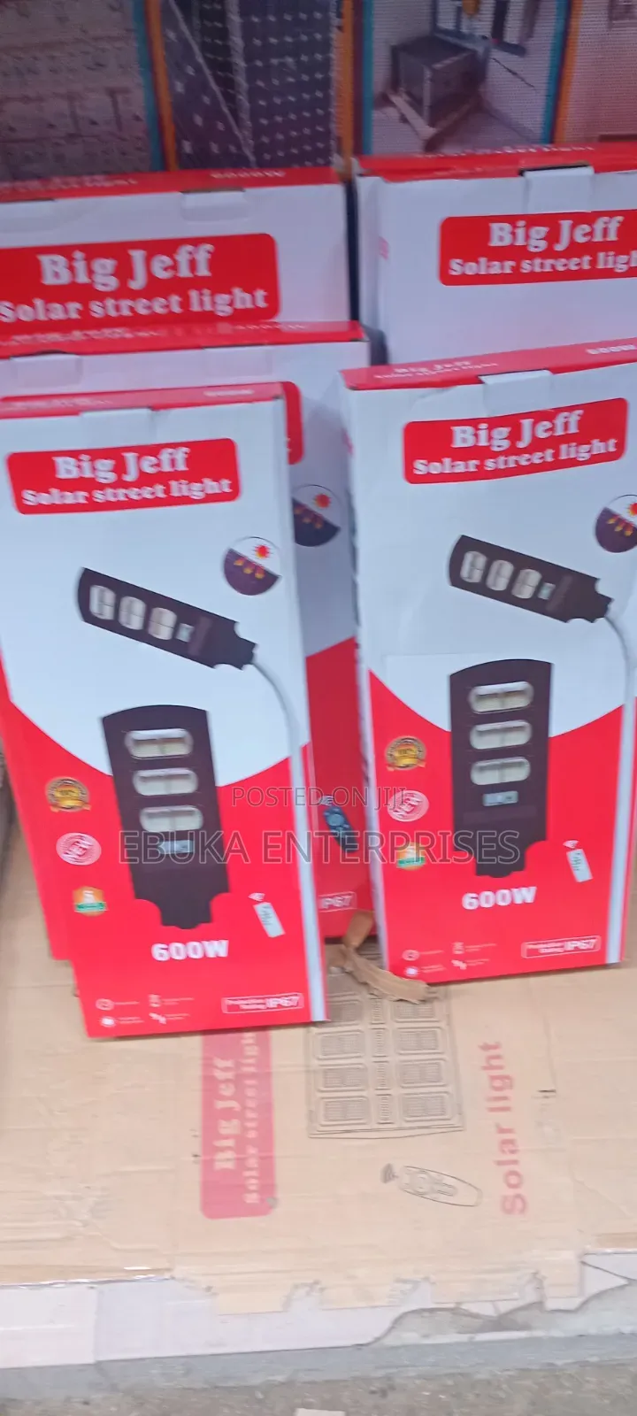 Big Jeff 600w Solar Street Light