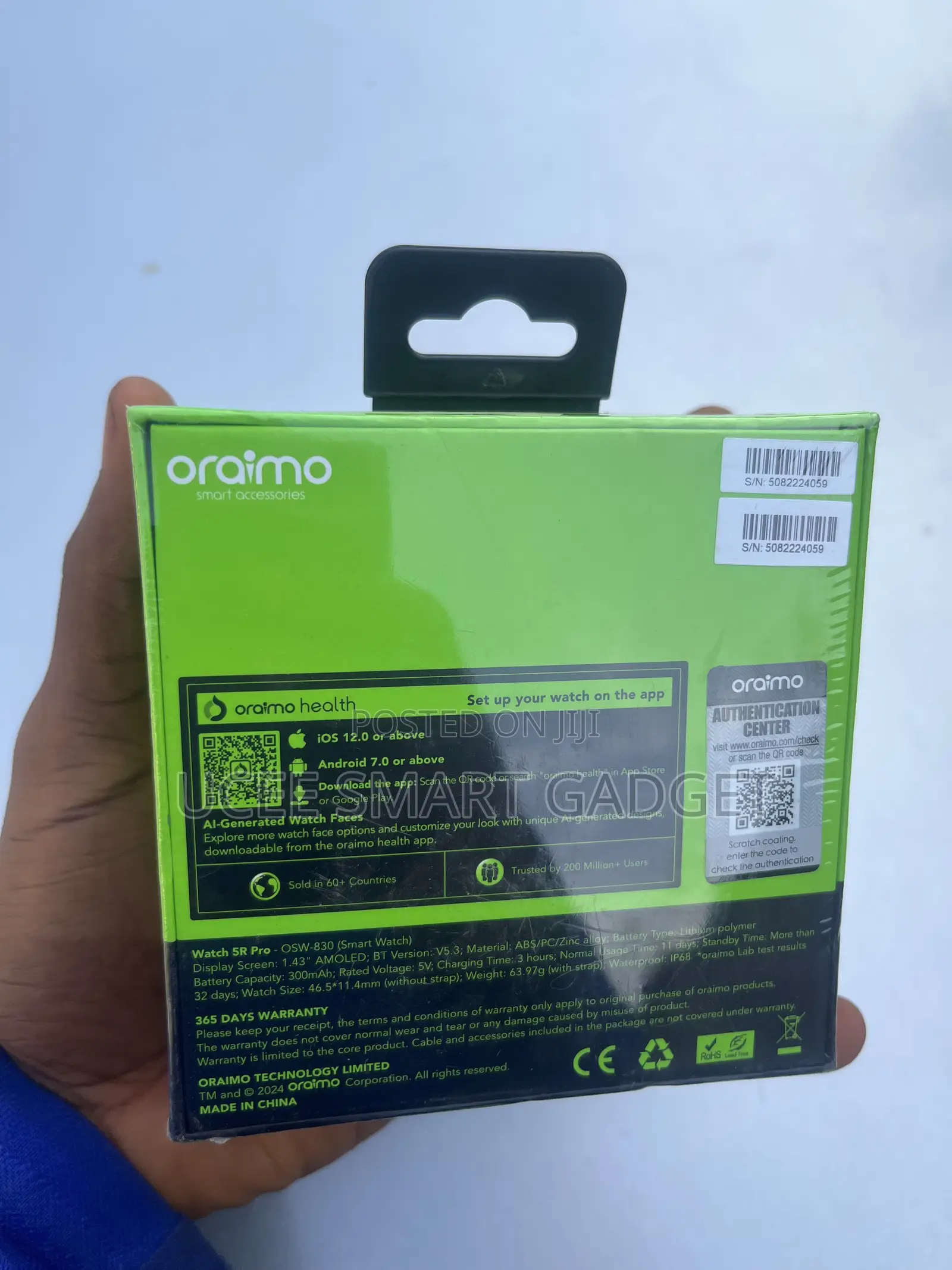 Oraimo Watch 5r Pro