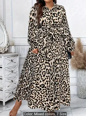 Mid - Year Promo: Brand New Elegant Animal Skin Print Dress. Size XXL