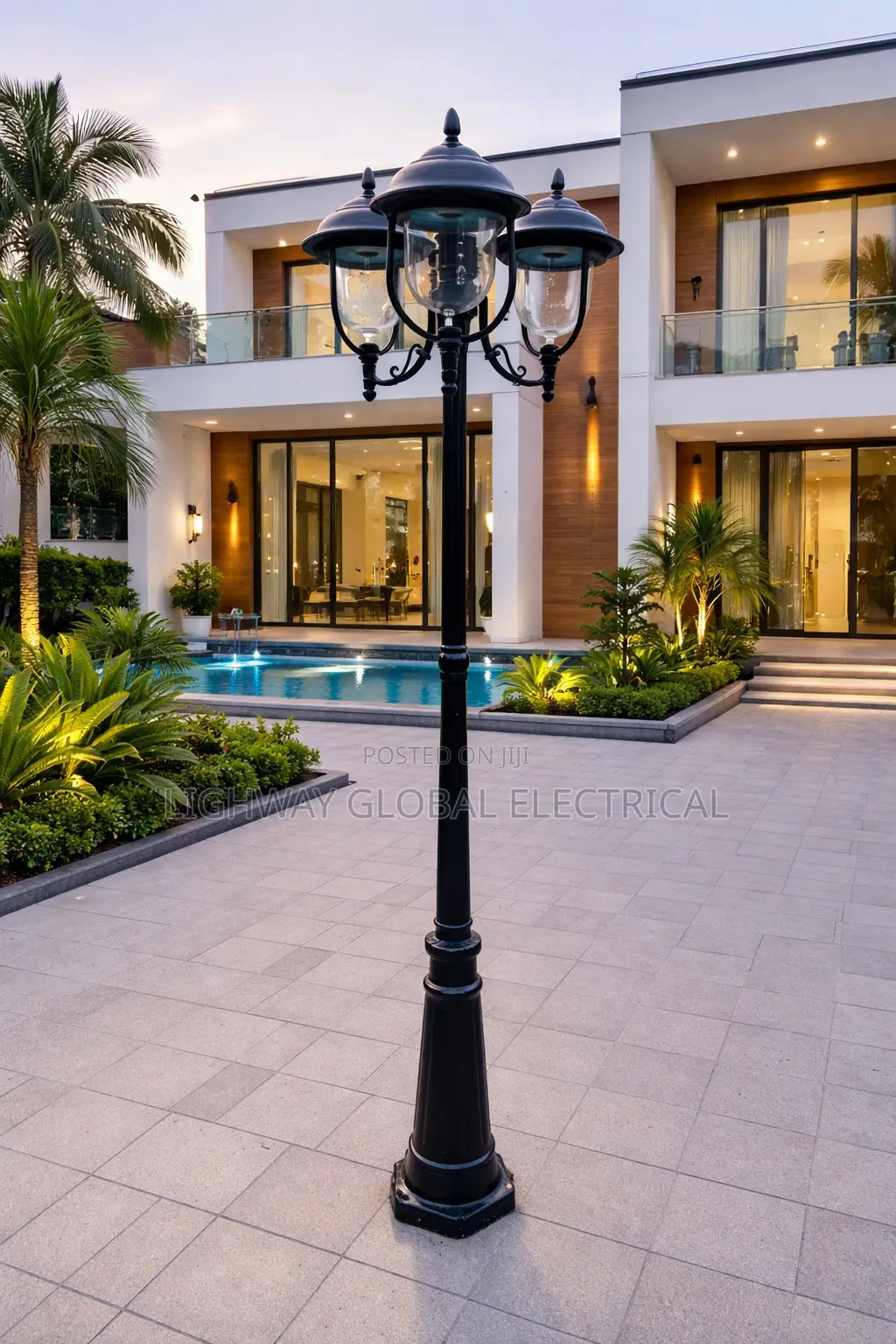 Landscape Street/Compound Standing 3 in 1 Light
