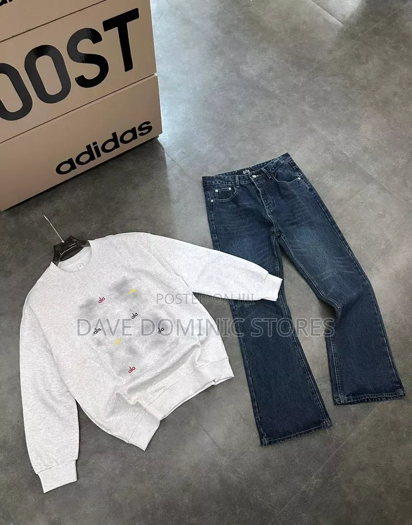 Sweat Top And Jeans