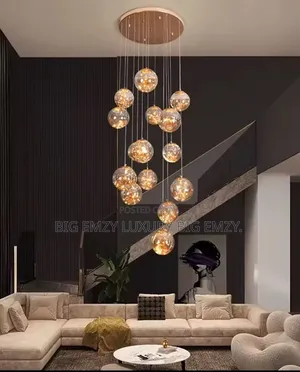 15 Drop Staircase and Living Long Drop Light .