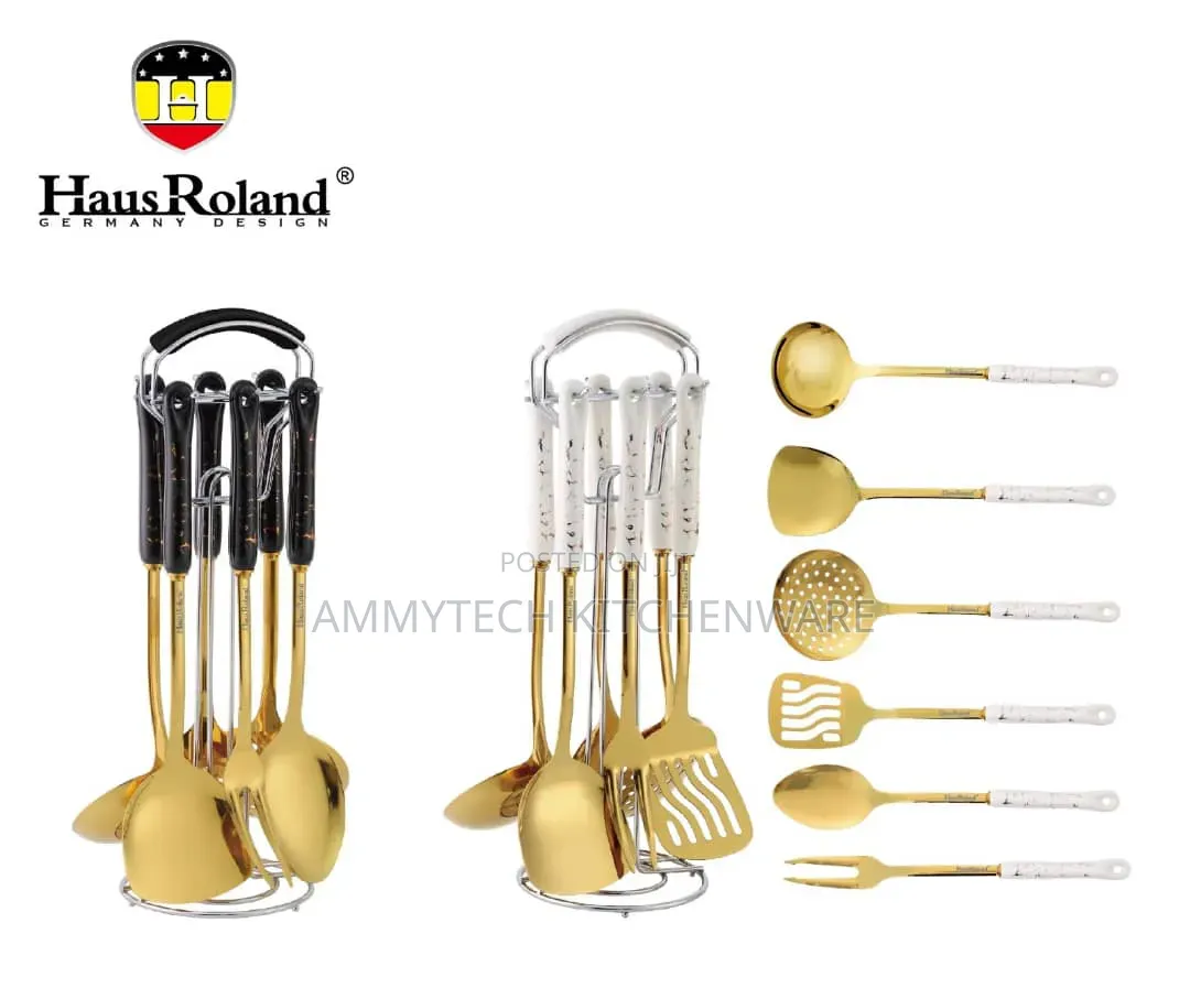 Original Hausroland Marble Cooking Spoons