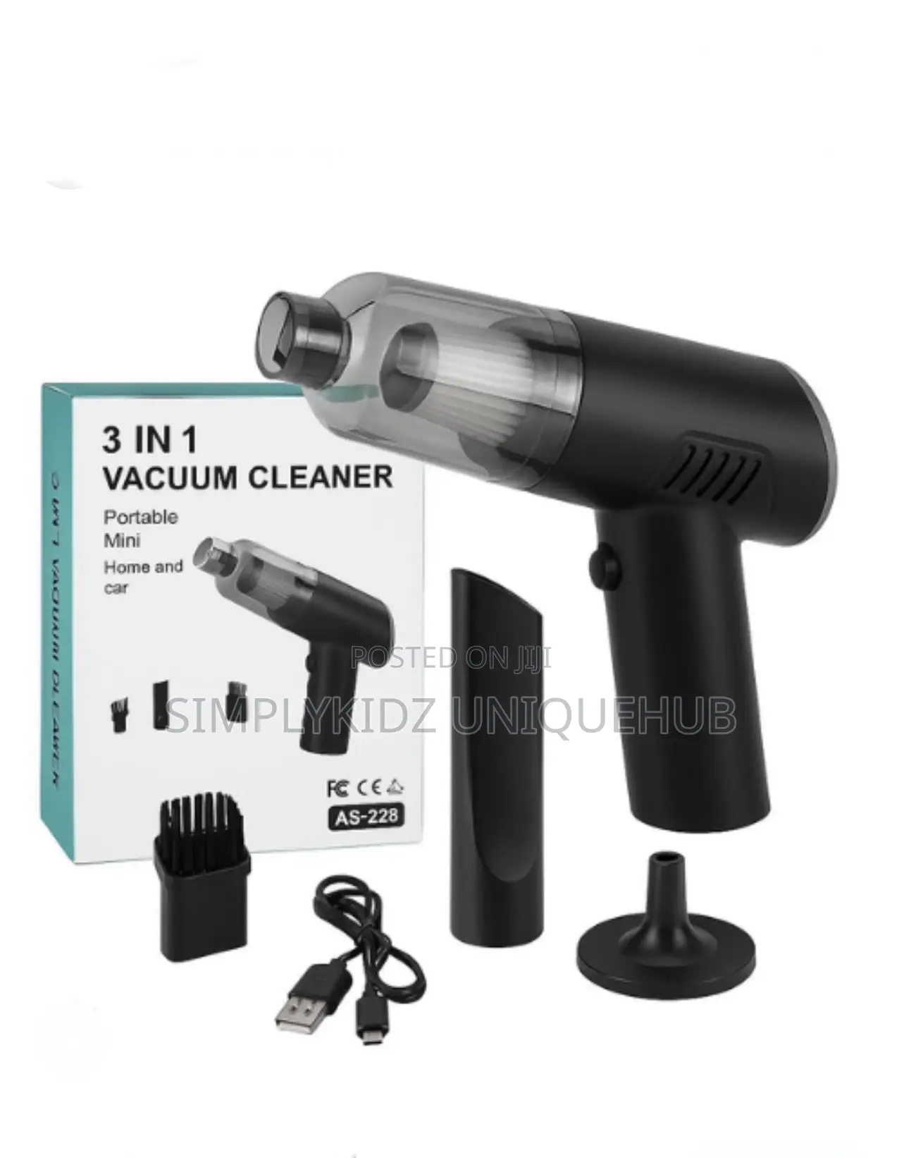 3-in-1 Vacuum Cleaner for Car and Home