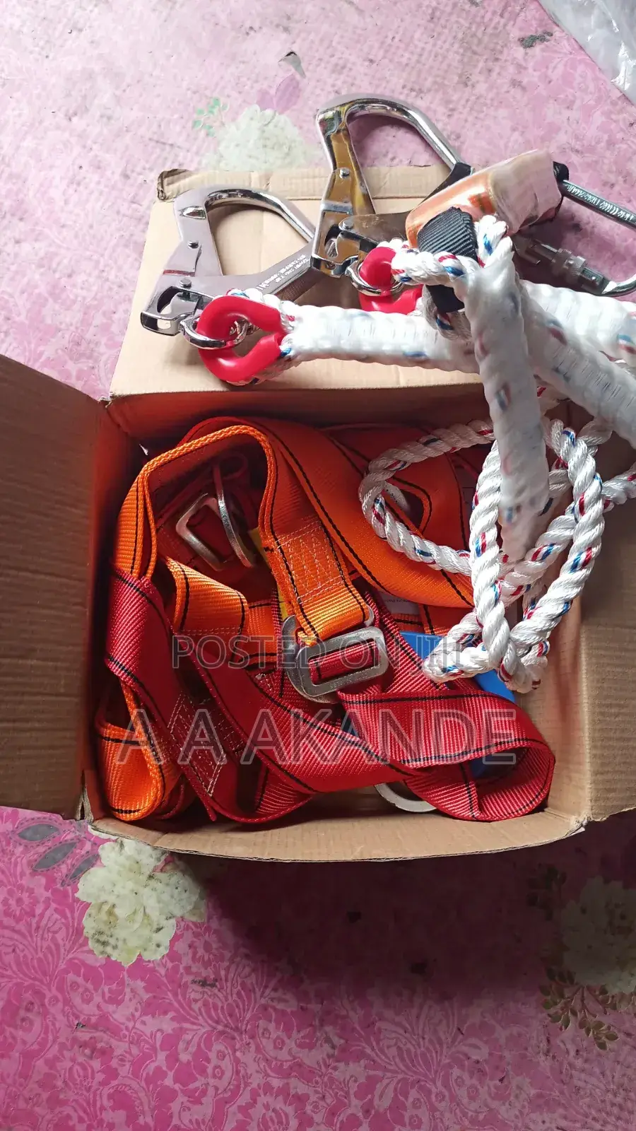 Workman Safety Harness Belt Double Hook