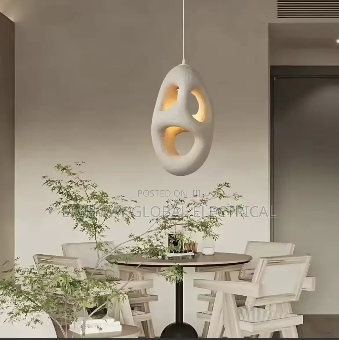 Nordic Minimalist Led Wabi Pendant Light