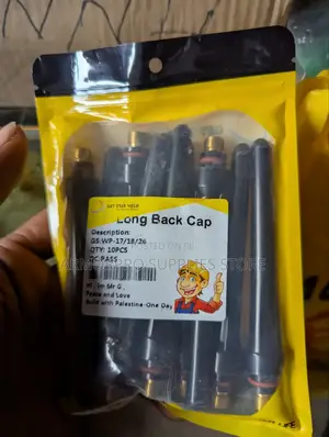 10 Get Star Weld Brand Long Back Caps Designed for Tig Welding Torche