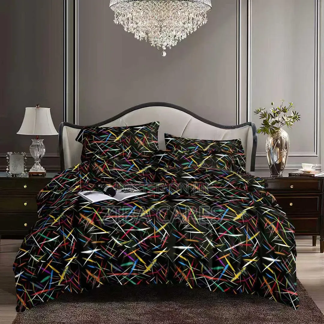 Trendy Designed Bedsheet + Pillowcases + Duvet