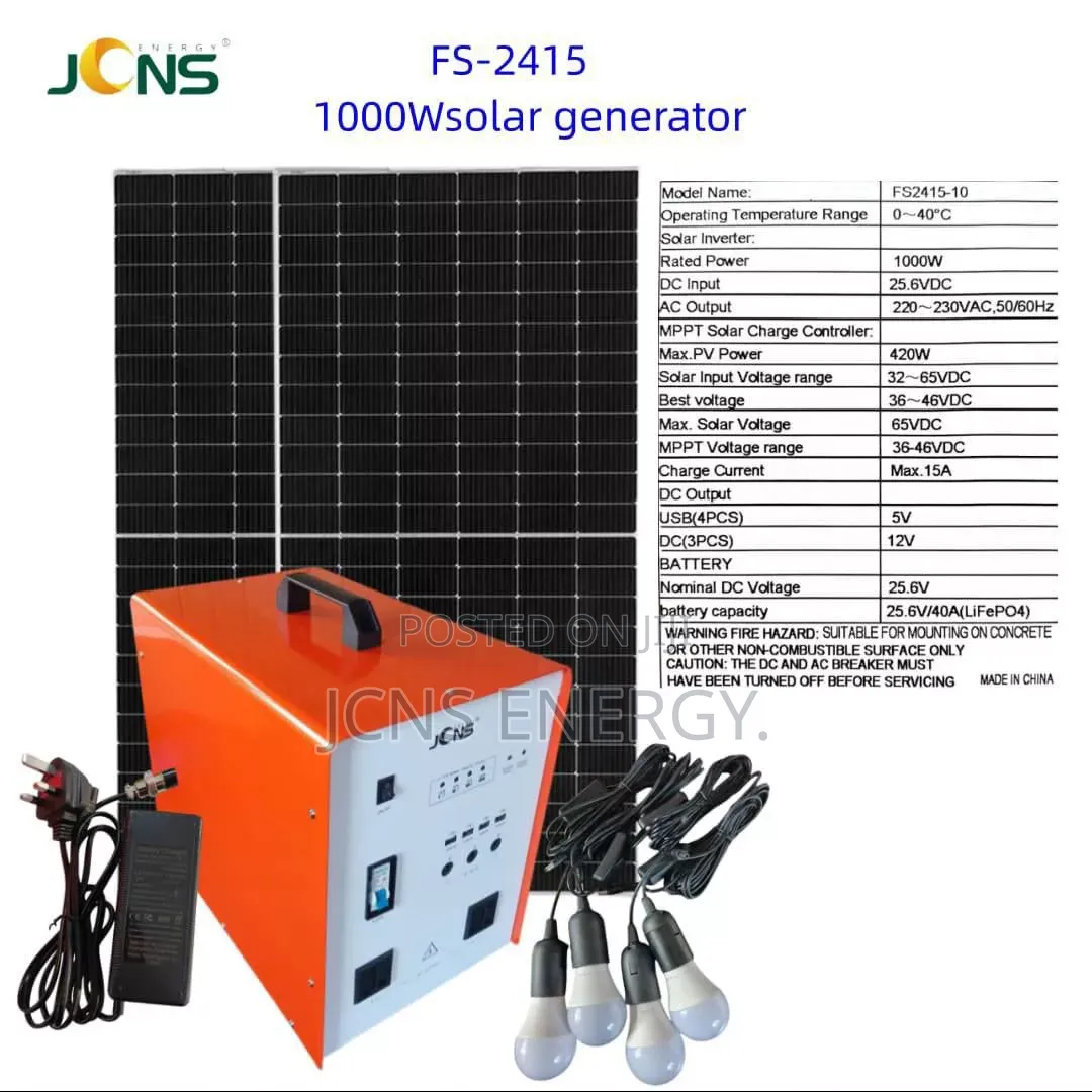 1000w Solar Generator