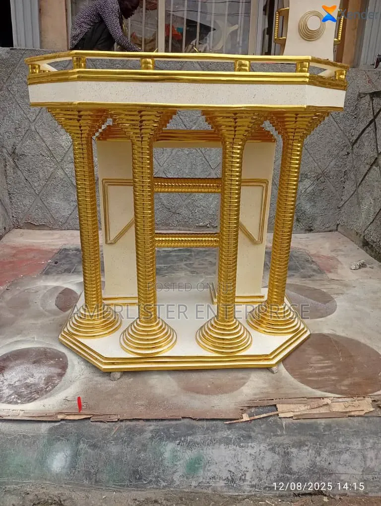 4 Pillar Pulpit for Model Church