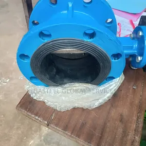 4" Flanged Rubber-Seated Wafer Butterfly Valve