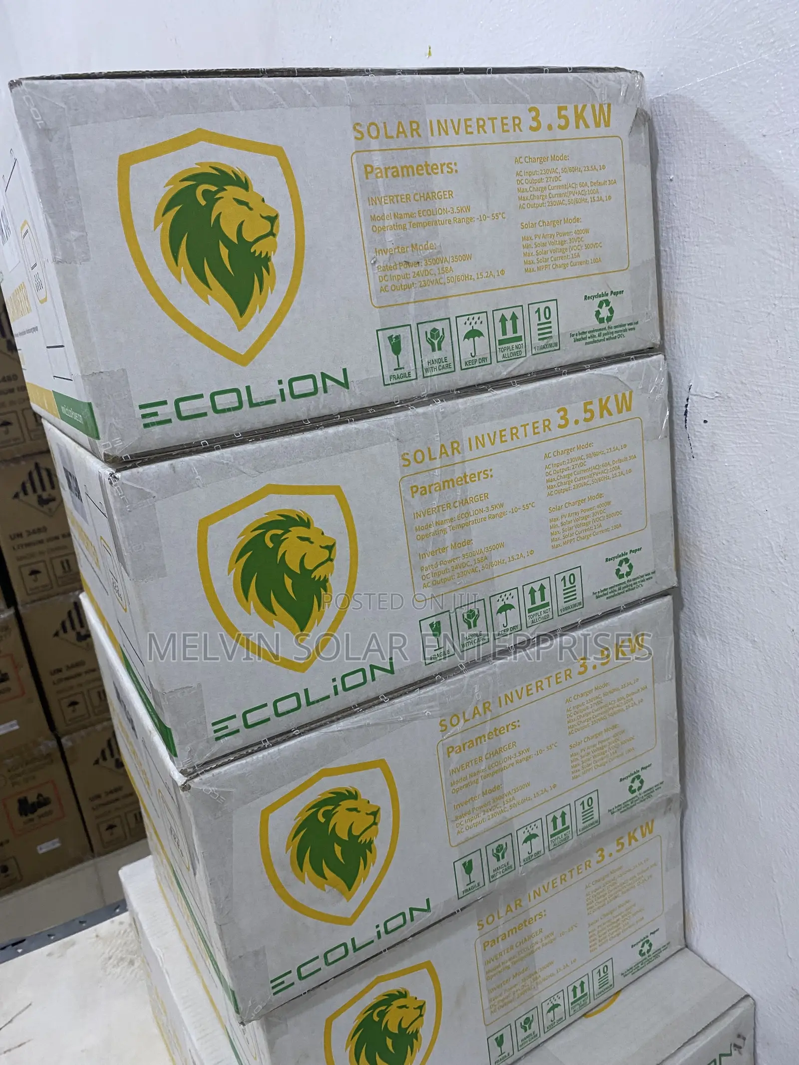 3.5kva 24v Ecolion Solar Lithium Ion Phosphate Batteries Available