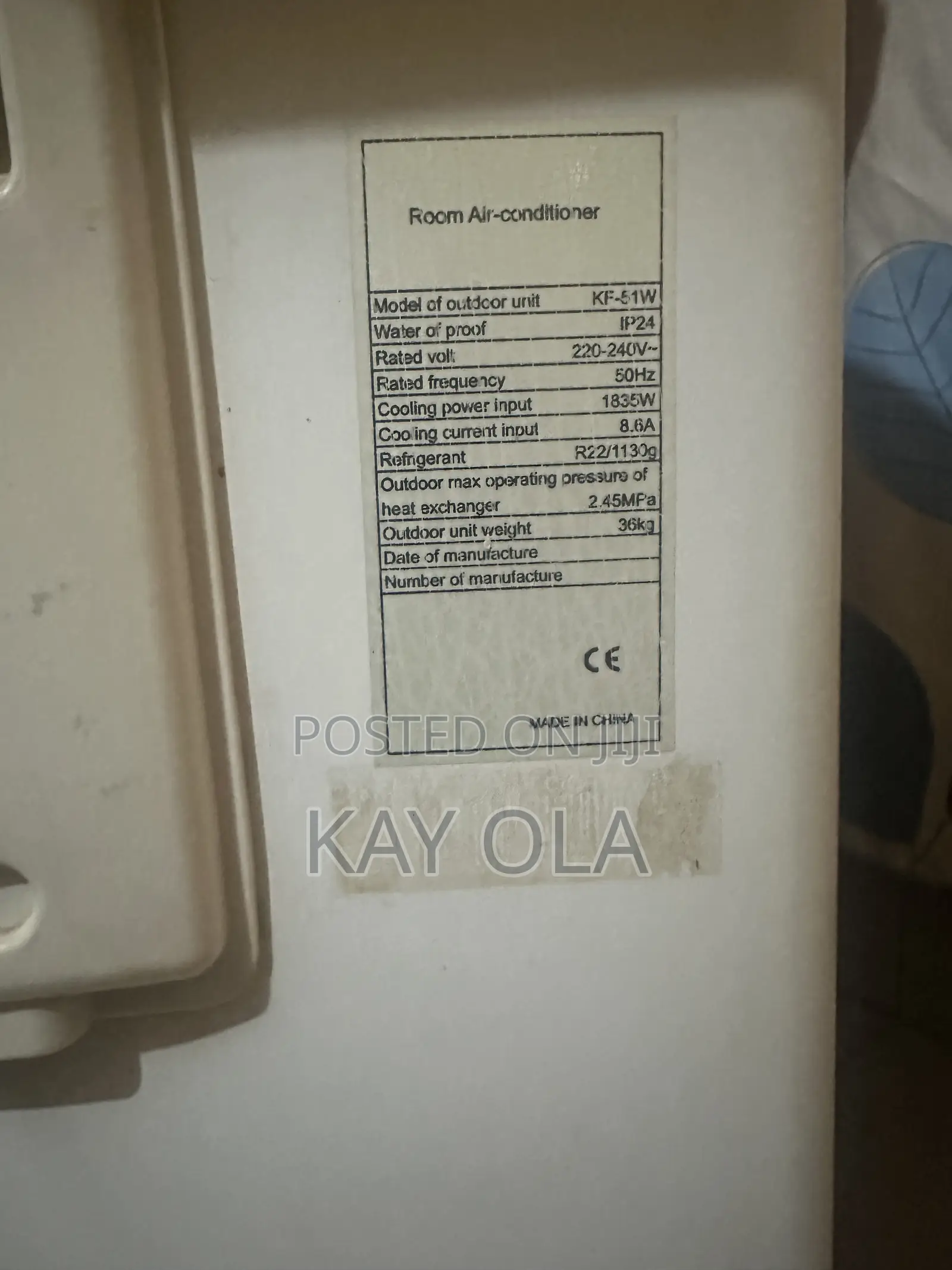 Holt Star Air Conditioner