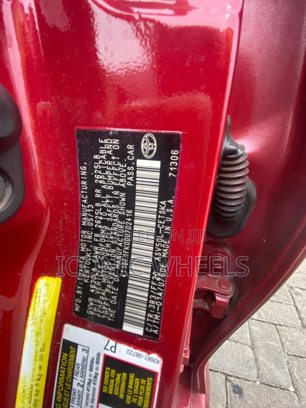 Toyota Camry 2013 Red
