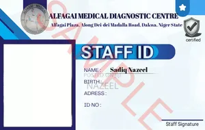 Creation of Church Id, Member Id, Work Id Card Services