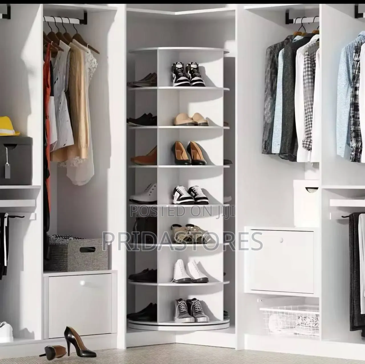 Rotating Shoe Rack 7-Tier