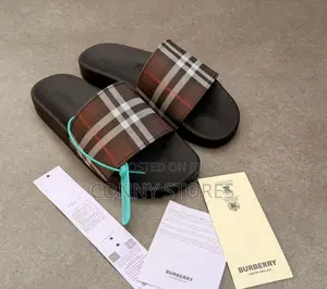 Burberry Check Slides |