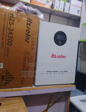 7.68kwh 24volt Hz Solar Lithium Battery