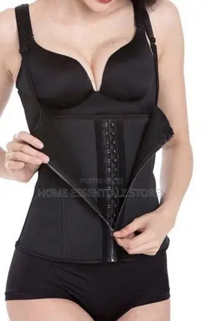 3-row Hooks Waist Trainer Vest - Body Shaper Vest