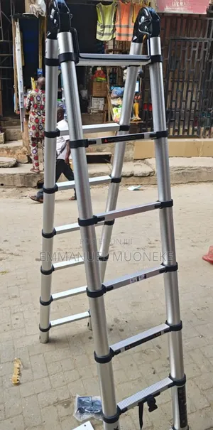 Double-Sided Telescoping Aluminum Multi-Purpose Ladder